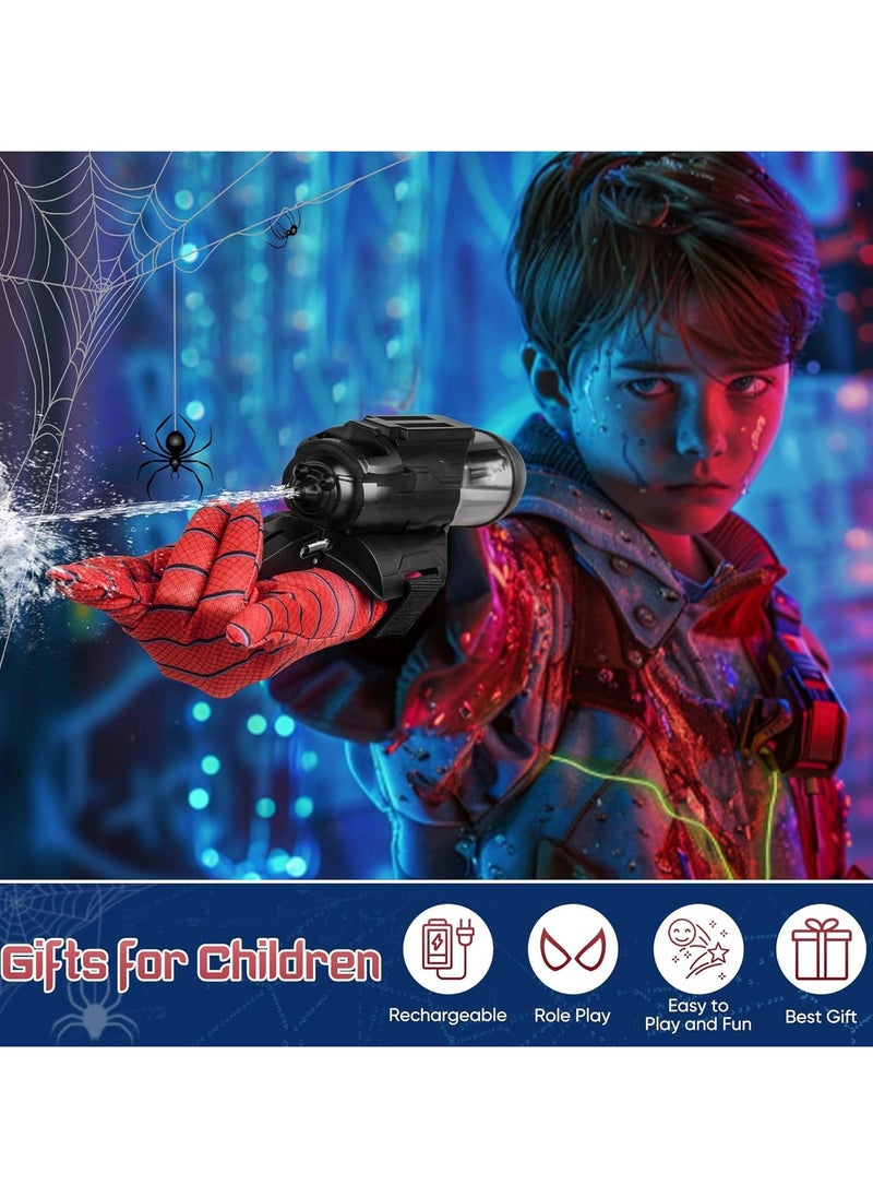 Chillspace Spider Water Gun Toy for Kids, Spider Superhero Wrist Squirt Gun, Outdoor Water Squirt Gun Toys for Kids, Spider Hero Water Sprayer Toy with Glove, Summer Party Swimming Pool Beach Outdoor Water Fighting Toys for Kids  - Image 3