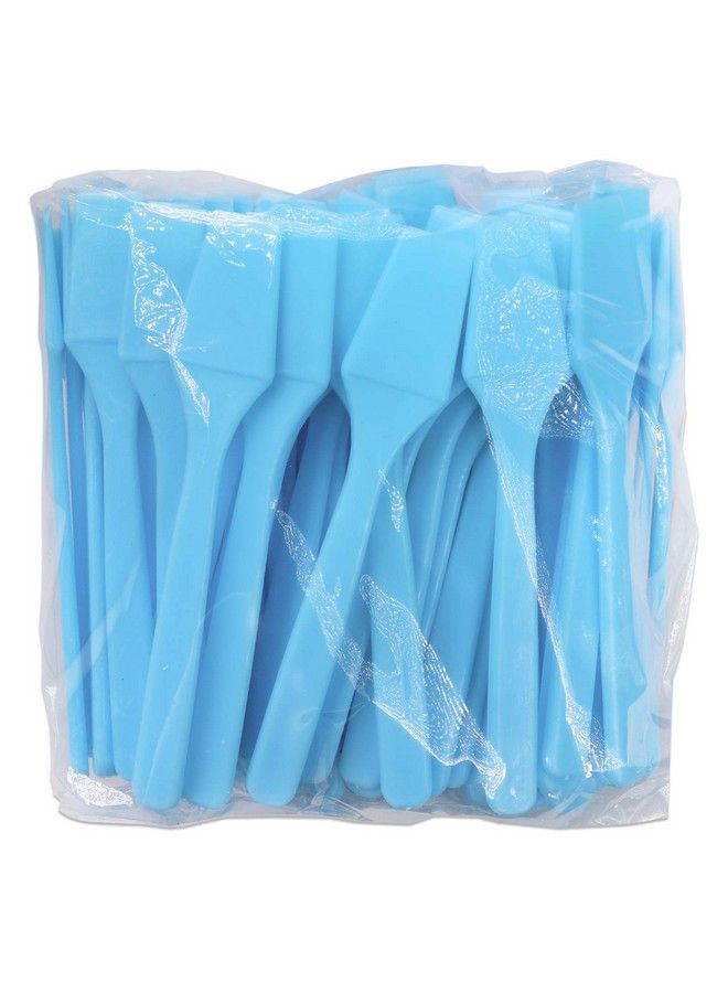 Pana 200Pcs Pana Cosmetic Make Up Disposable Plastic 2.5" Spatulas Skin Care Facial Cream Mask Spatula (Blue200 Pieces In A Box) - Image 5