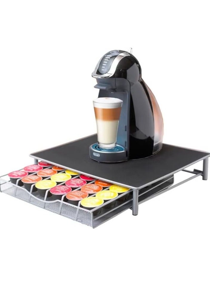 BLOOMING TIME 36 capsule capacity coffee capsule storage drawer rack, coffee capsule rack box countertop  - Image 3