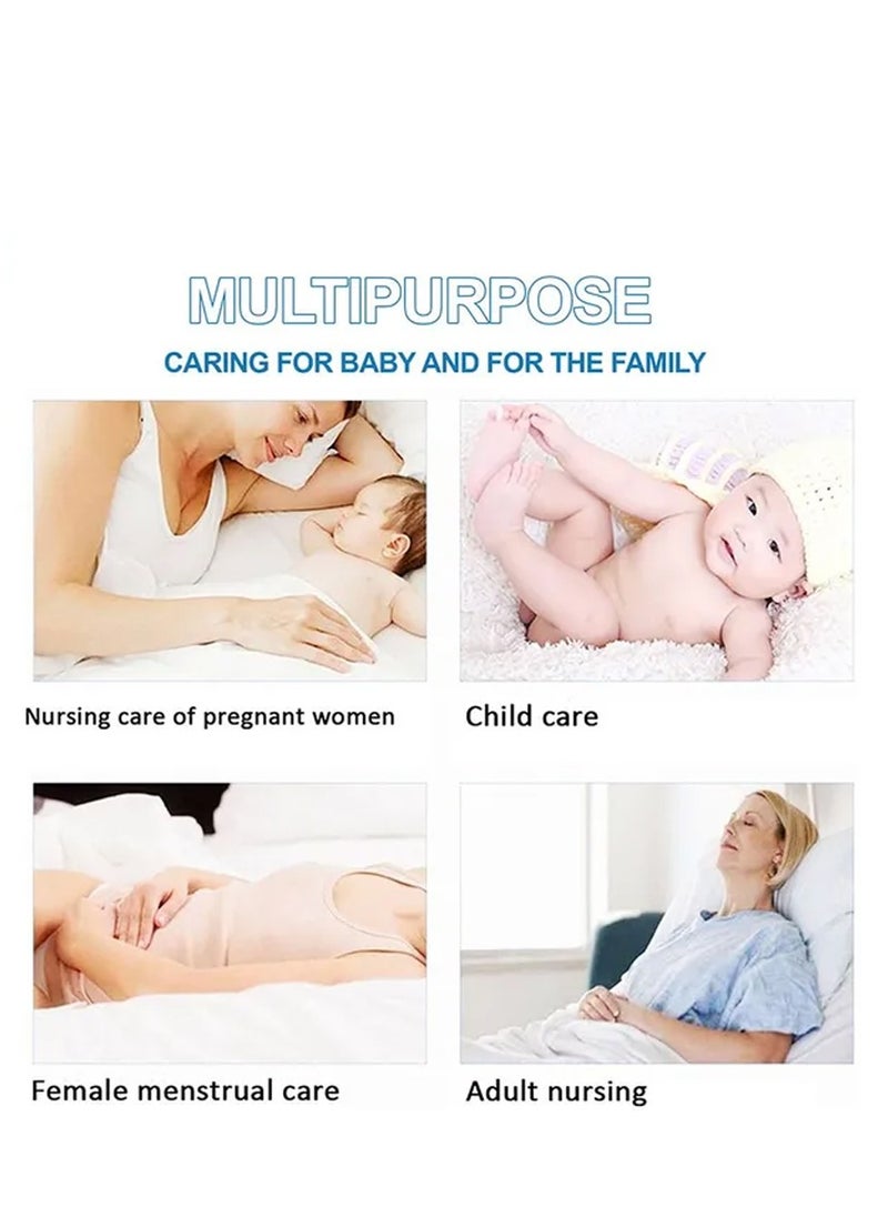 A TO Z A to Z - Disposable Changing Mat size (45cm x 60cm) Large- Premium Quality for Baby Soft Ultra Absorbent Waterproof - Pack of 135 - Lavender  - Image 4