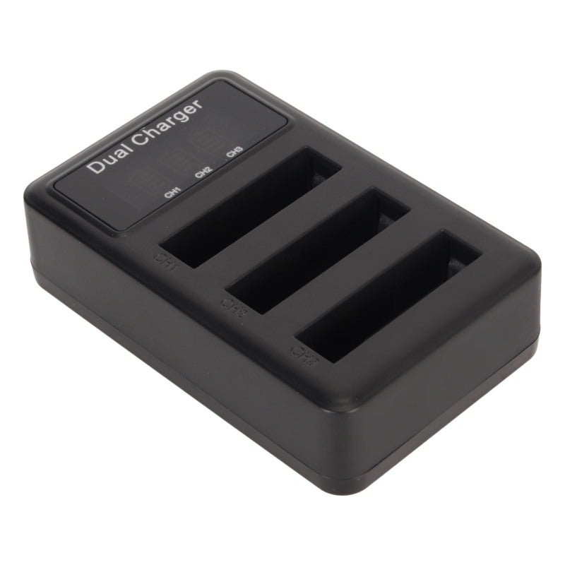 USB Camera Battery Charger Triple Port Charging Station - USB 5V Input with Power Level Display Portable Camera Charger for Sony DSC H50 H10 H20 Travel Photography Gear - Image 5