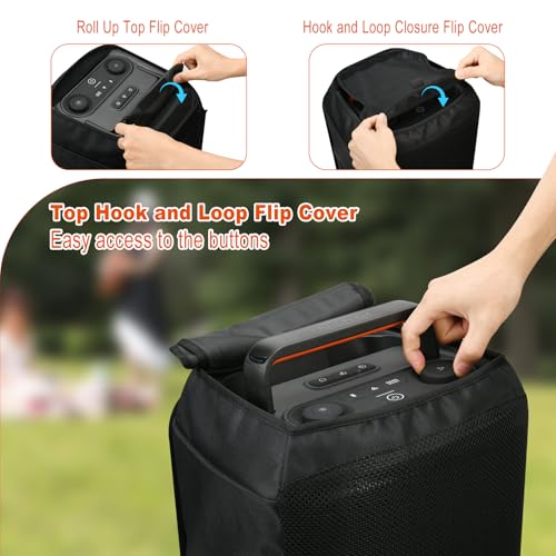 TXEsign Speaker Cover Dust Case for JBL PartyBox Club 120 Portable Party Speaker, Protective Mesh Sleeve Replacement Cover for JBL PartyBox Club 120 - Image 3