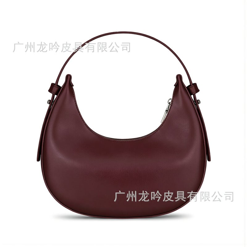 Women Crescent Hobo Purse Functional Large Capacity Anti Deform Zipper Closure Latest 2026 Top Handle Bag - Image 2