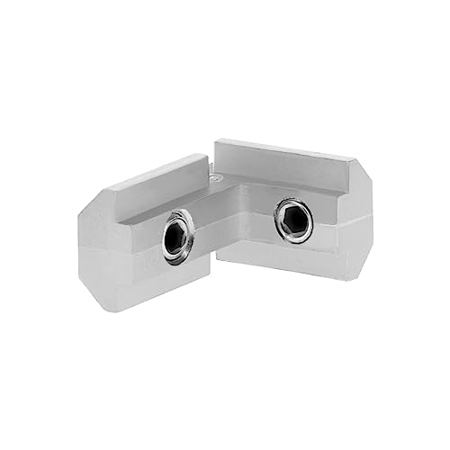 80/20 8020 33440 10 and 25 Series 8020 L Shaped Bracket Interior Corner Connector with Set Screws for Aluminum Extrusion Profile Inside to Inside 15 - Image 3