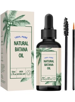 Batana Oil for Hair Growth, 50ML 100% Pure Natural Batana Oil to Prevent Hair Loss, Eliminates Split Ends Promote Hair Wellness, Enhances Hair and Skin Radiance for Men and Women