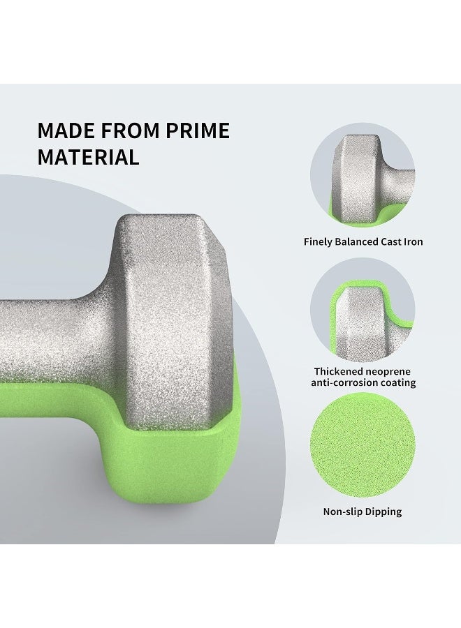 PROIRON Neoprene Dumbbells Set Weights Exercise & Fitness Dumbbells (2kg 3kg 5kg dumbbell sets with Dumbbell Rack) - Image 3