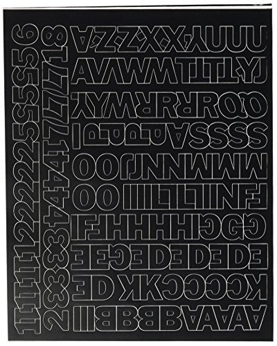 Duro Decal Duro 3/4-inch Gothic Vinyl Letters and Numbers Set, Black - Image 1