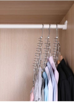 KASTWAVE Closet Organizers and Storage, College Dorm Room Essentials, Pack of 4 Multifunctional Closet Organizer Magic Space Saving Hangers, Closet Storage Organization for Wardrobe Closet  - Image 2