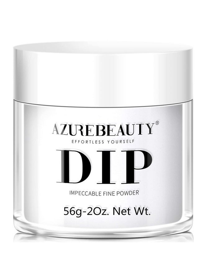 AZUREBEAUTY AZUREBEAUTY Dip Powder Clear Color 2Oz/56g, Basic Transparent Acrylic Dipping Powder Crystal French Nail Art Starter Manicure Salon DIY at Home, Odor-Free, Long-Lasting, No Nail Lamp Needed  - Image 1