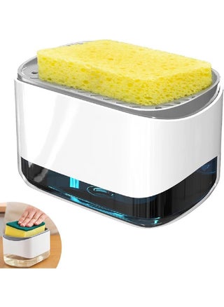 350ml 2-in-1 Kitchen Dish Soap Dispenser And Sponge Holder, Smart Kitchen Gadgets For Sink Countertop Organizer - pzsku/Z0CE2A7A5E32B58B95AD4Z/45/_/1704525080/a291693f-3182-437a-8f86-3b116886b3fd