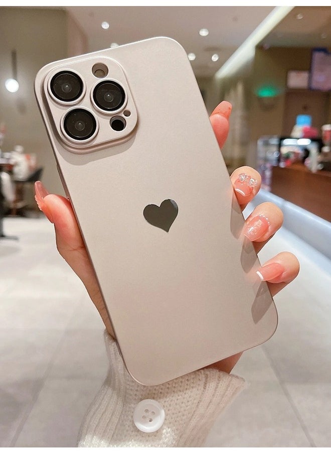 ShebSheb - iPhone 15 Pro Case, Cute Love Phone Cases Cover with Camera Lens Protector - Image 1