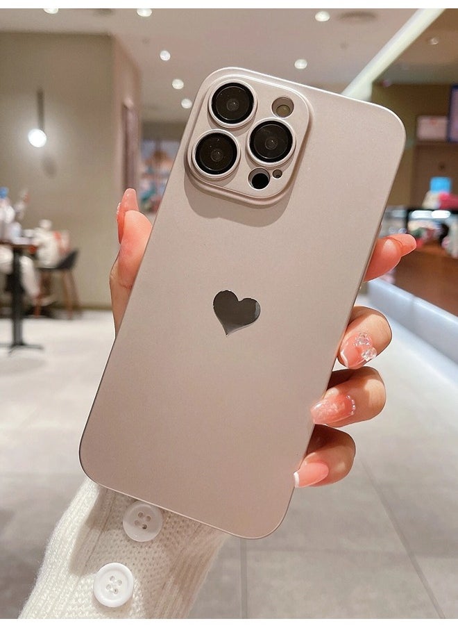 ShebSheb - iPhone 15 Pro Case, Cute Love Phone Cases Cover with Camera Lens Protector - Image 1
