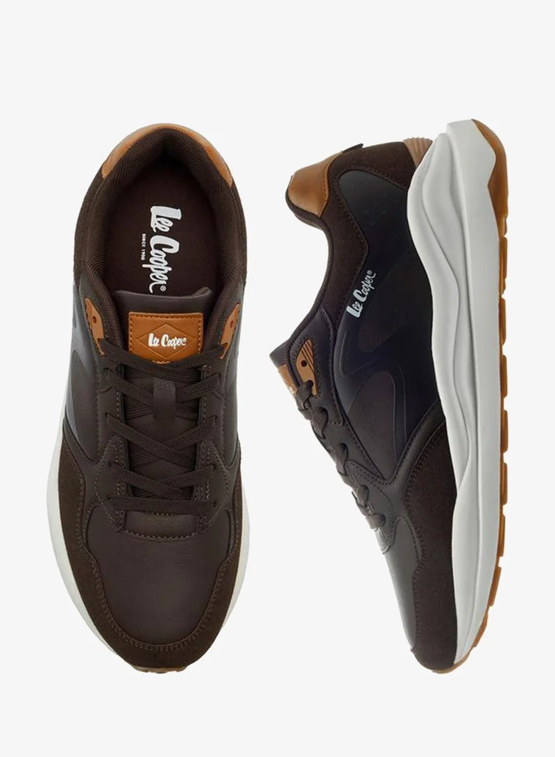 Lee Cooper BROWN Men Lace-Up Ankle Sneakers for Men | Best Price UAE