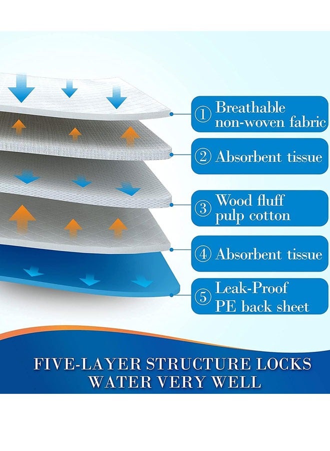 Generic Multiple Packed  Cherry Medical Supply Disposable Underpads Incontinence Pads Bed Covers Super Absorbent Protection for Kids Adults Elderly  - Image 5