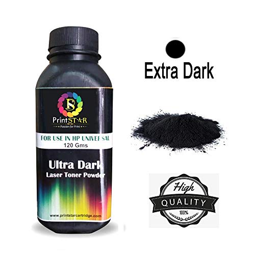 Print Star Ultra Dark Toner Powder Pack of 3 for 12A / 15A / 49A / 53A Canon FX9 Toner Cartridge Single Color Toner (Black) - Image 3