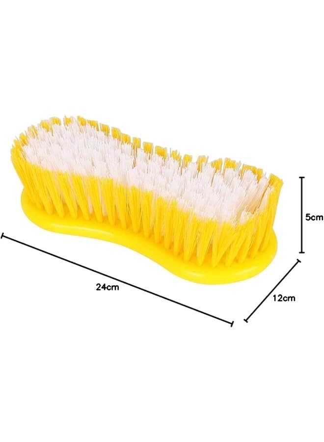 CLASSYTOUCH Cloth Cleaning Scrub Brush Yellow - Image 5