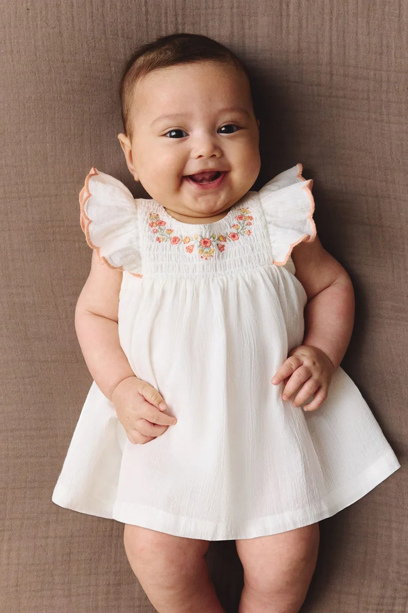 H&M Cotton bodysuit dress