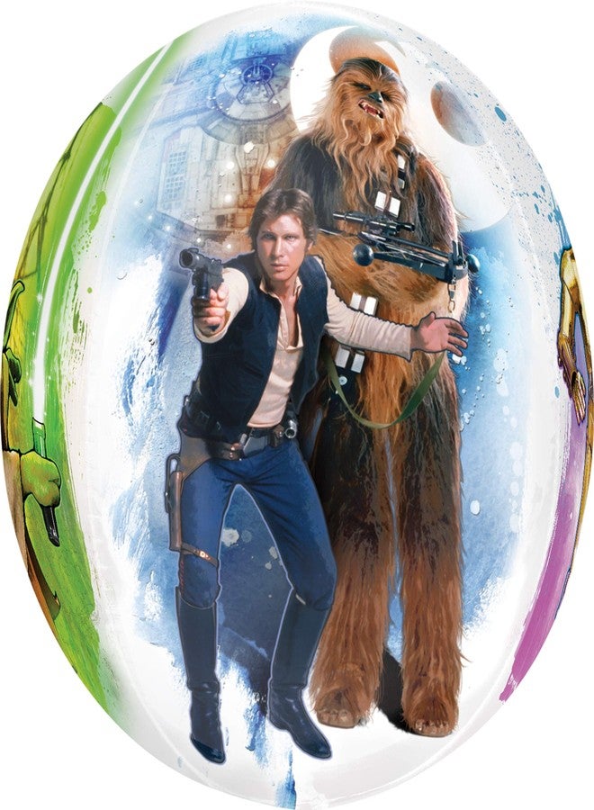 أناجرام لوازم حفلات أعياد الميلاد الكلاسيكية من حرب النجوم من مجموعة أنجرام، باقة من البالونات المزخرفة - Image 4