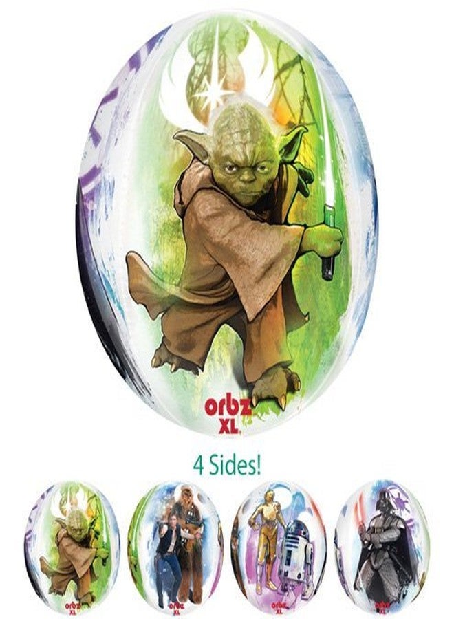 أناجرام لوازم حفلات أعياد الميلاد الكلاسيكية من حرب النجوم من مجموعة أنجرام، باقة من البالونات المزخرفة - Image 3