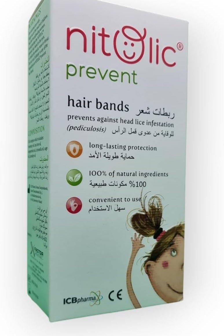 Nitolic Nitolic Prevent Hair Bands - 100% Natural Ingredients, Long-lasting Head Lice Protection - Image 3