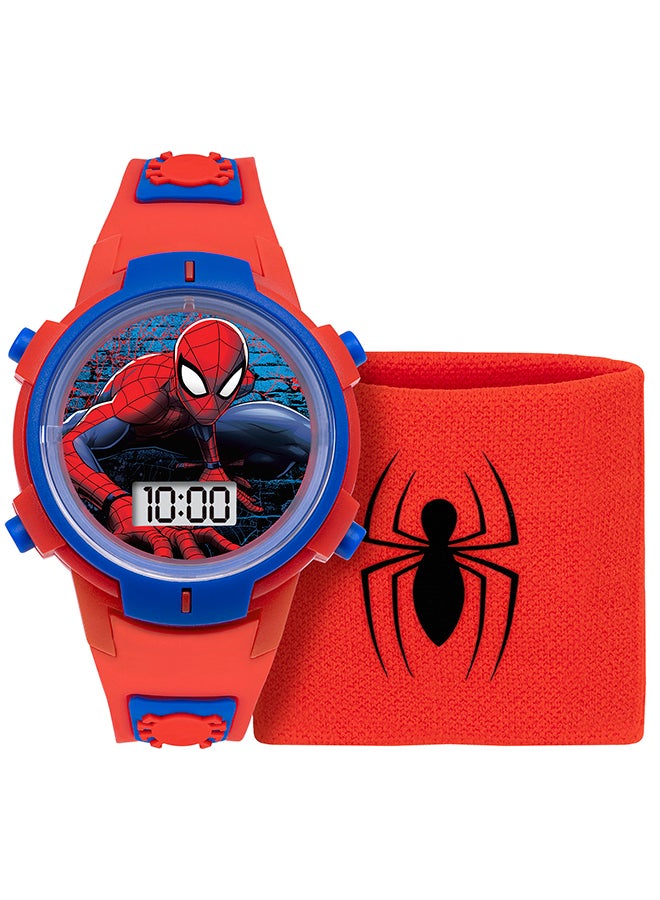 Disney Boy's Digital Round Shape Silicone Wrist Watch SPD40012ARG - 35 Mm - Image 1