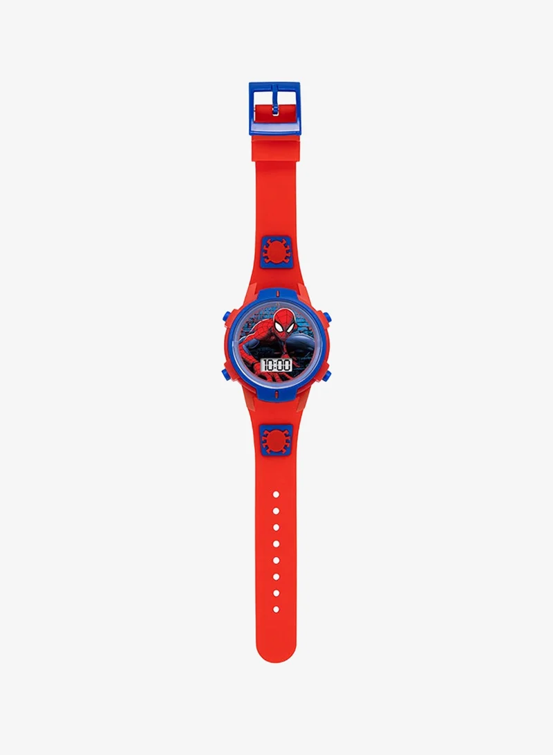 Disney Boy's Digital Round Shape Silicone Wrist Watch SPD40012ARG - 35 Mm