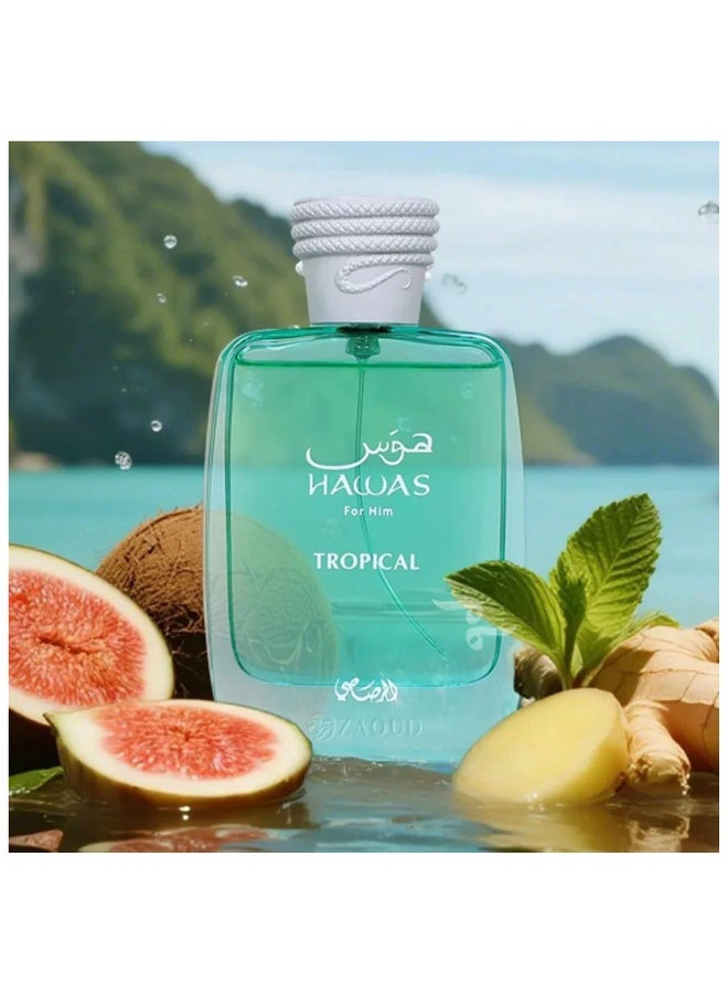 HAWSS Hawas Tropical For Him EDP, 100ml - Image 3