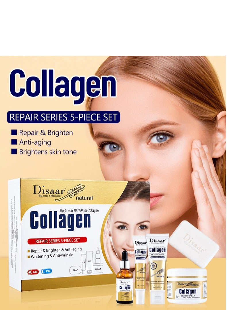 ديسار مجموعة العناية بالبشرة من ديسار 100٪ كولاجين 5 قطع - Image 2