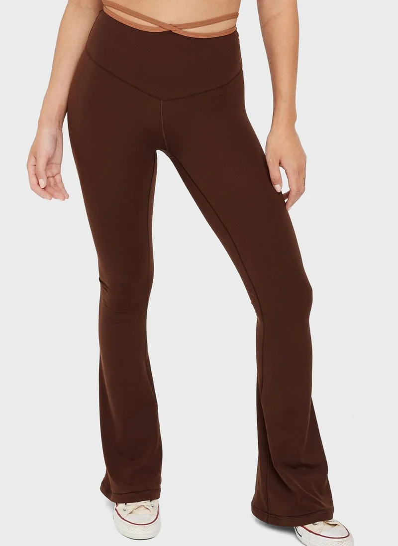 Aerie High Waist Flared Leggings