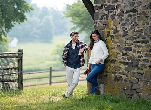 Chaps Mens Solid Color Casual True Rib Crew - 1 Pair Pack Cotton Comfort And Breathable Mesh Dress Sock, Red, 6-12 US - Image 4