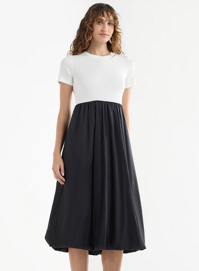 Splash FAV Contrast Bodice Dress - Image 1