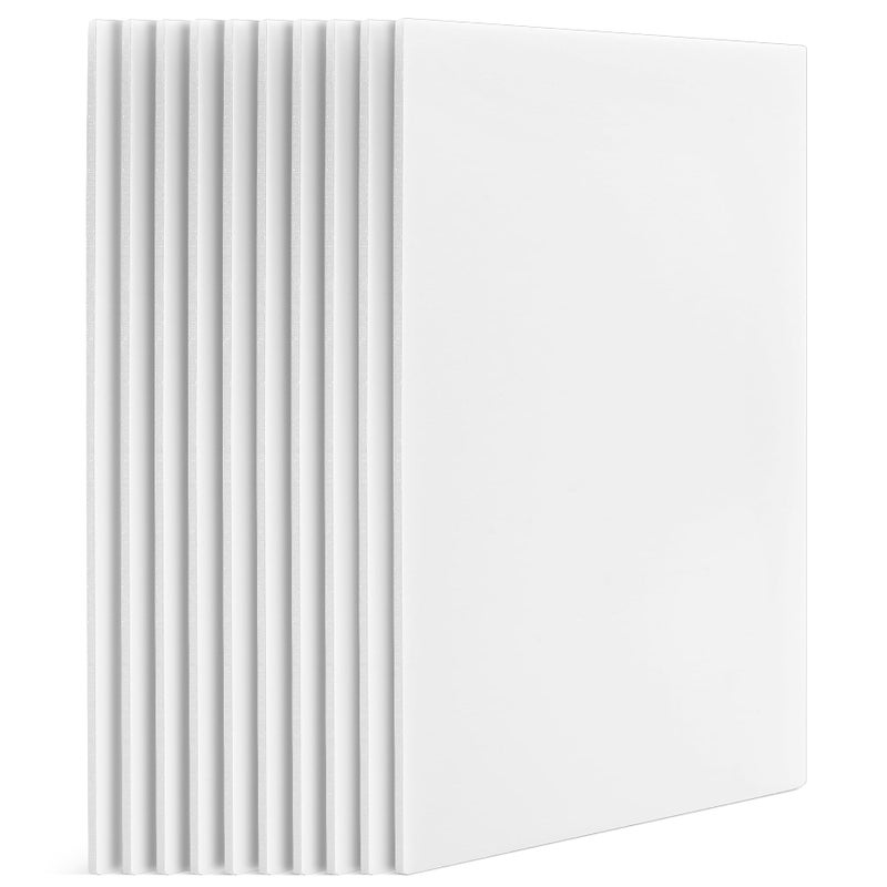 Philbinden 10 Pack Foam Boards,Thickness White Foam Core Backing Board 3/16" Foam Poster Boards for Mounting Photographs and Artwork, 3-D Modeling, Signage, Poster Making in School, Office (A3,12"x16.5") - Image 1