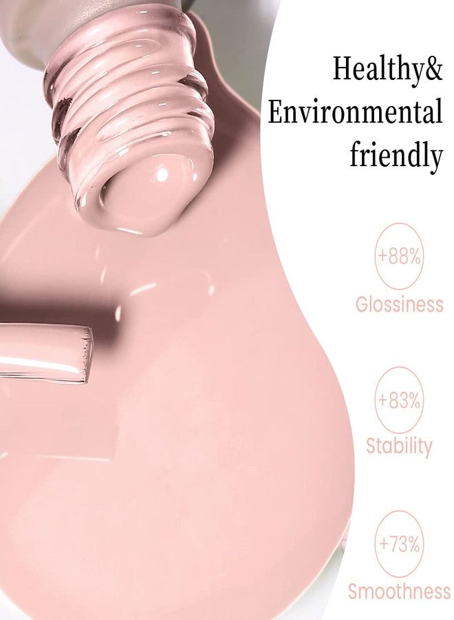 MAYCHAO مناكير جل باللون الوردي الفاتح 15 مل من MAYCHAO 1 قطعة من مناكير جل الخوخ الوردي قابل للإزالة طلاء أظافر UV LED فن الأظافر للمبتدئين صالون المانيكير DIY في المنزل، 0.5 أونصة - Image 2