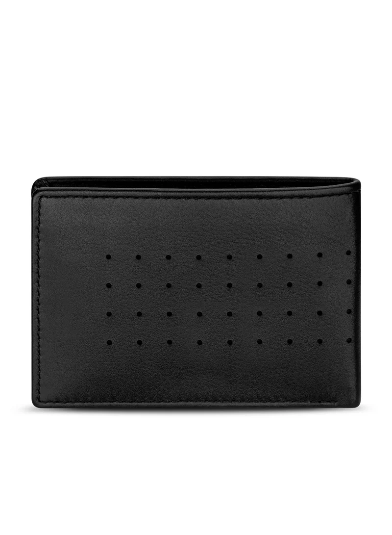 شيروتي 1881 Black Leather Wallet for Men