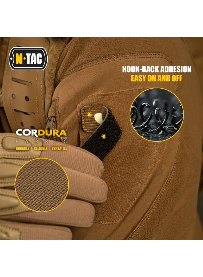 M-TAC Cat Eyes Glow in the Dark Morale Patch, Coyote Tactical Hook Fastener - Image 2