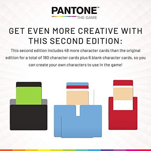 Cryptozoic Entertainment Pantone The Game SimpletoPlay Competitive Party Game Ages 8 and Up Create Pop Culture Characters Using Only Color Swatches and Your Own Creativity - Image 5