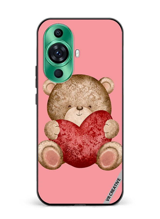 VR CREATIVE Protective Case Cover For Huawei nova 11 Bear Love Design Multicolour - Image 1