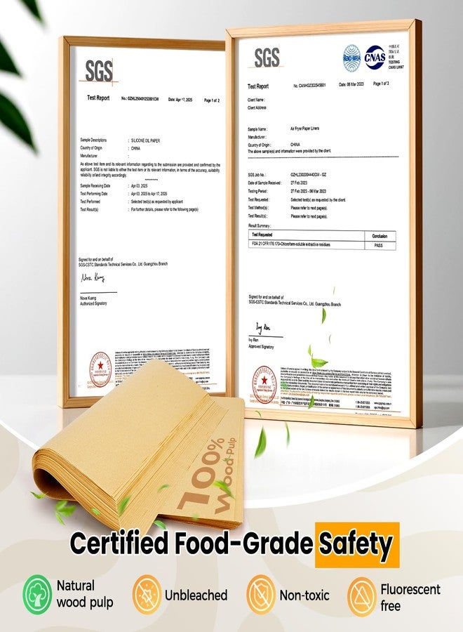 Vailnd 220 Pcs Unbleached Parchment Paper Sheets for Baking, 12'' X 16'' Pre-cut Half Sheet Parchment Paper, Non Toxic | Non-Stick | Lay Flat Baking Paper for Cookies, Bread, Cooking, Air Frying, Oven - Image 2