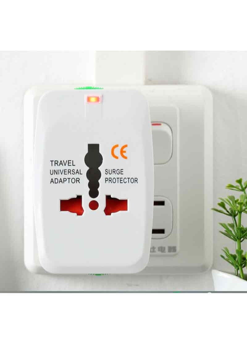 FlashHawk Universal Travel Adapter, Wall Charger With 2USB Ports  - Image 5