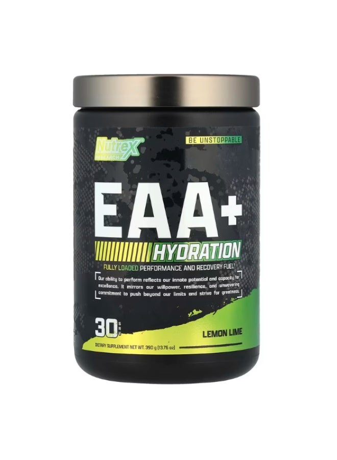 نورتكس ريسيرش نتركس إي إيه إيه + ترطيب 390 جم – نكهة الليمون واللايم – 30 حصة - Image 1