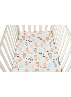 Tontukatu Pack n Play Sheet Stretchy Fitted Portable Mini Crib Sheets Set 3 Pack, Playard Sheets Convertible Playard Mattress Cover, Ultra Soft Jersey Material, Elephant Tiger, Fox & Grey  - Image 4