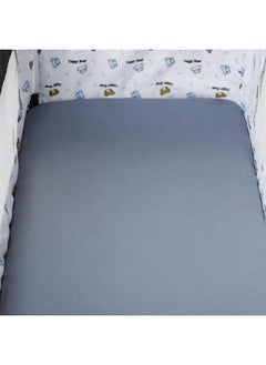 Tontukatu Pack n Play Sheet Stretchy Fitted Portable Mini Crib Sheets Set 3 Pack, Playard Sheets Convertible Playard Mattress Cover, Ultra Soft Jersey Material, Elephant Tiger, Fox & Grey  - Image 5