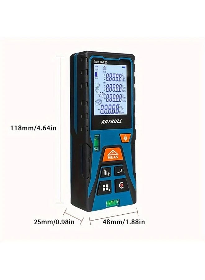 ARTBULL Green Laser Rangefinder 393.7ft Distance Measuring Tool with AAA Batteries - Image 4