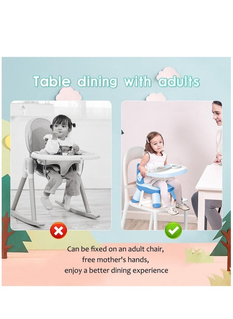 Multi-Functional Children's Dining Chair, Portable Baby Seat with Food Tray, Baby Booster Seat for Camping & Feeding (Blue) - pzsku/Z0CE4422CE3CD2062DF9CZ/45/_/1700106044/d2ba5990-9223-4552-a379-26e9da9b6d37