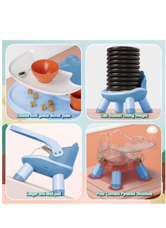 كرسي طعام متعدد الوظائف للأطفال، مقعد أطفال محمول مع صينية طعام، مقعد معزز للأطفال للتخييم والتغذية (أزرق) - pzsku/Z0CE4422CE3CD2062DF9CZ/45/_/1700106045/b2f4b65d-727f-4ebe-9e89-36cfc7a2d987
