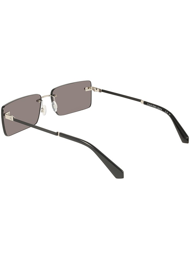 Calvin Klein Jeans 3 PC SCREW MOUNT METAL CALVIN KLEIN JEANS SUN CKJ25206S 6116 (043) SILVER/BLACK - Image 2