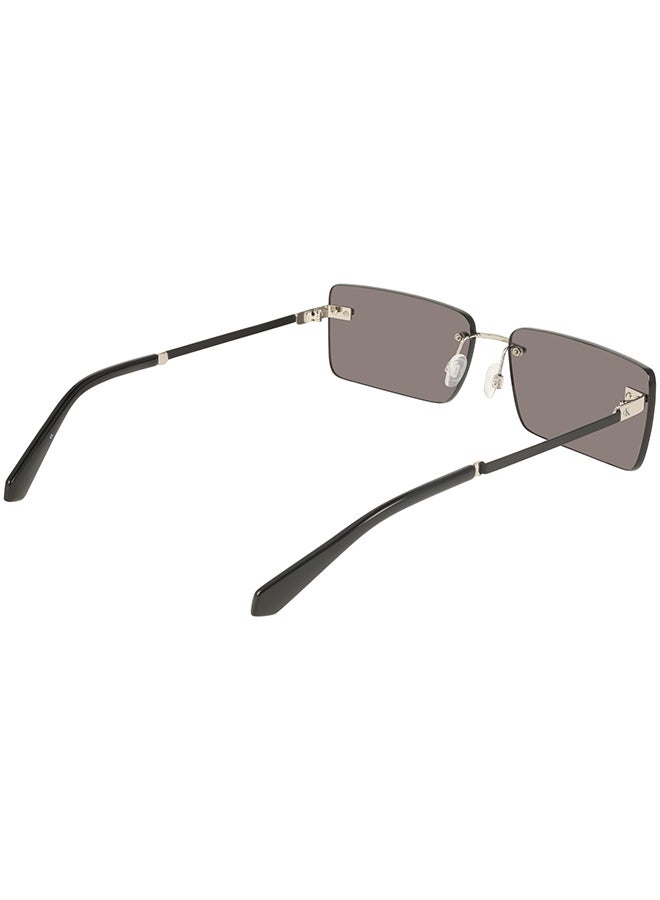 Calvin Klein Jeans 3 PC SCREW MOUNT METAL CALVIN KLEIN JEANS SUN CKJ25206S 6116 (043) SILVER/BLACK - Image 4