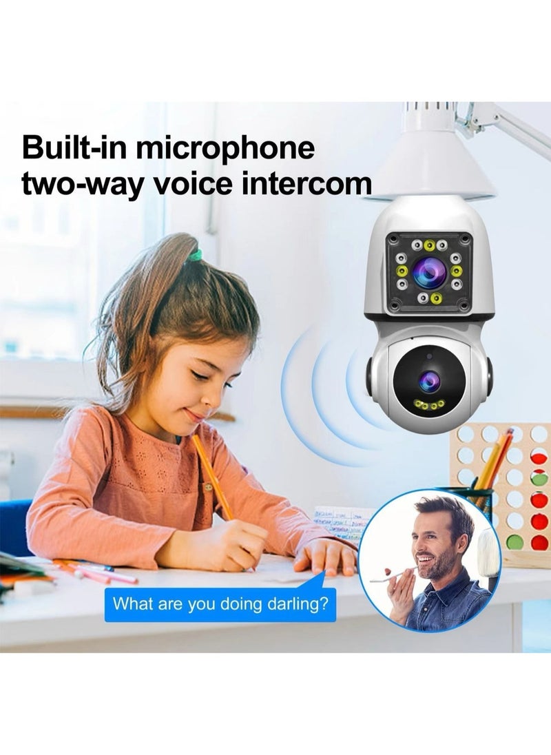 360-Degree Vigilance: Full HD WiFi Security Camera with 2-Way Audio, Night Vision – Your All-in-One Home Surveillance and Baby Monitoring Solution