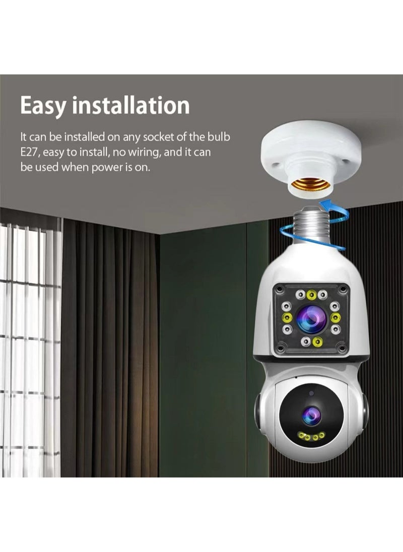 360-Degree Vigilance: Full HD WiFi Security Camera with 2-Way Audio, Night Vision – Your All-in-One Home Surveillance and Baby Monitoring Solution