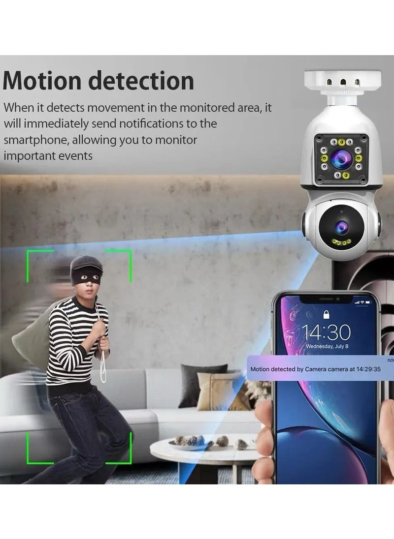 360-Degree Vigilance: Full HD WiFi Security Camera with 2-Way Audio, Night Vision – Your All-in-One Home Surveillance and Baby Monitoring Solution